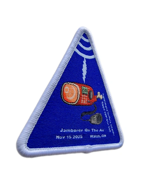 Haldimand Norfolk Amateur Radio Operator Club JOTA Patch-Left Side