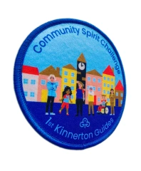 Community Spirit Challenge Patch – 1st Kinnerton Guides-Left Side
