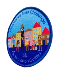 Community Spirit Challenge Patch – 1st Kinnerton Guides-Right Side