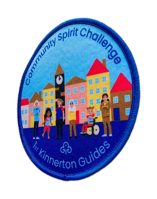 Community Spirit Challenge Patch – 1st Kinnerton Guides-Right Side