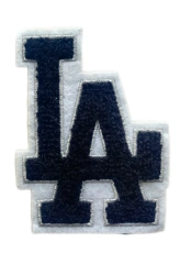 Los Angeles Dodgers "LA" Chenille Patch-Front Side