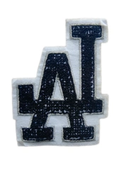 Los Angeles Dodgers "LA" Chenille Patch-Back Side