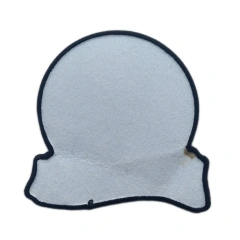 "I'm A Booze Hound" Custom Printed Patch – German Shepherd & Beer Design-Back Side