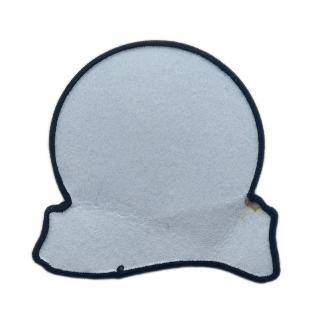 "I'm A Booze Hound" Custom Printed Patch – German Shepherd & Beer Design-Back Side