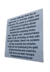 "McGyver" Woven Recognition Patch – Innovation & Problem-Solving Award-Right Side
