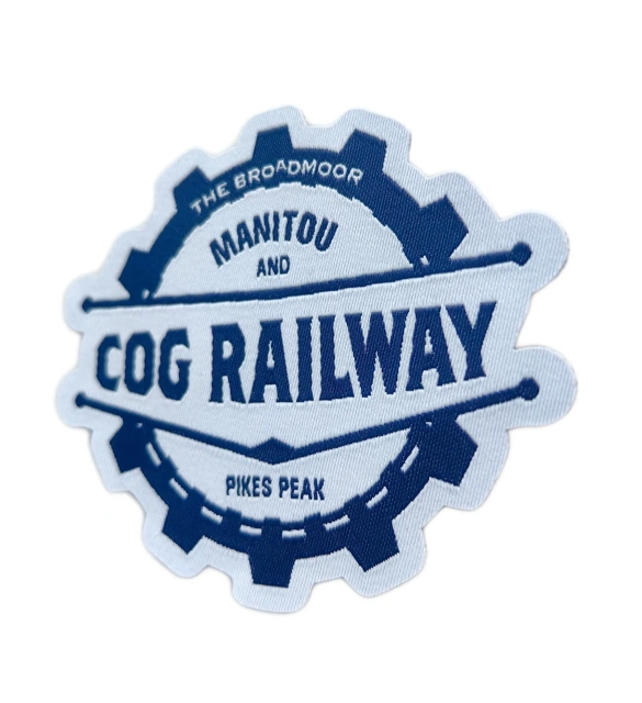 The Broadmoor Manitou & Pikes Peak Cog Railway Woven Patch – Commemorative Travel Souvenir-Right Side