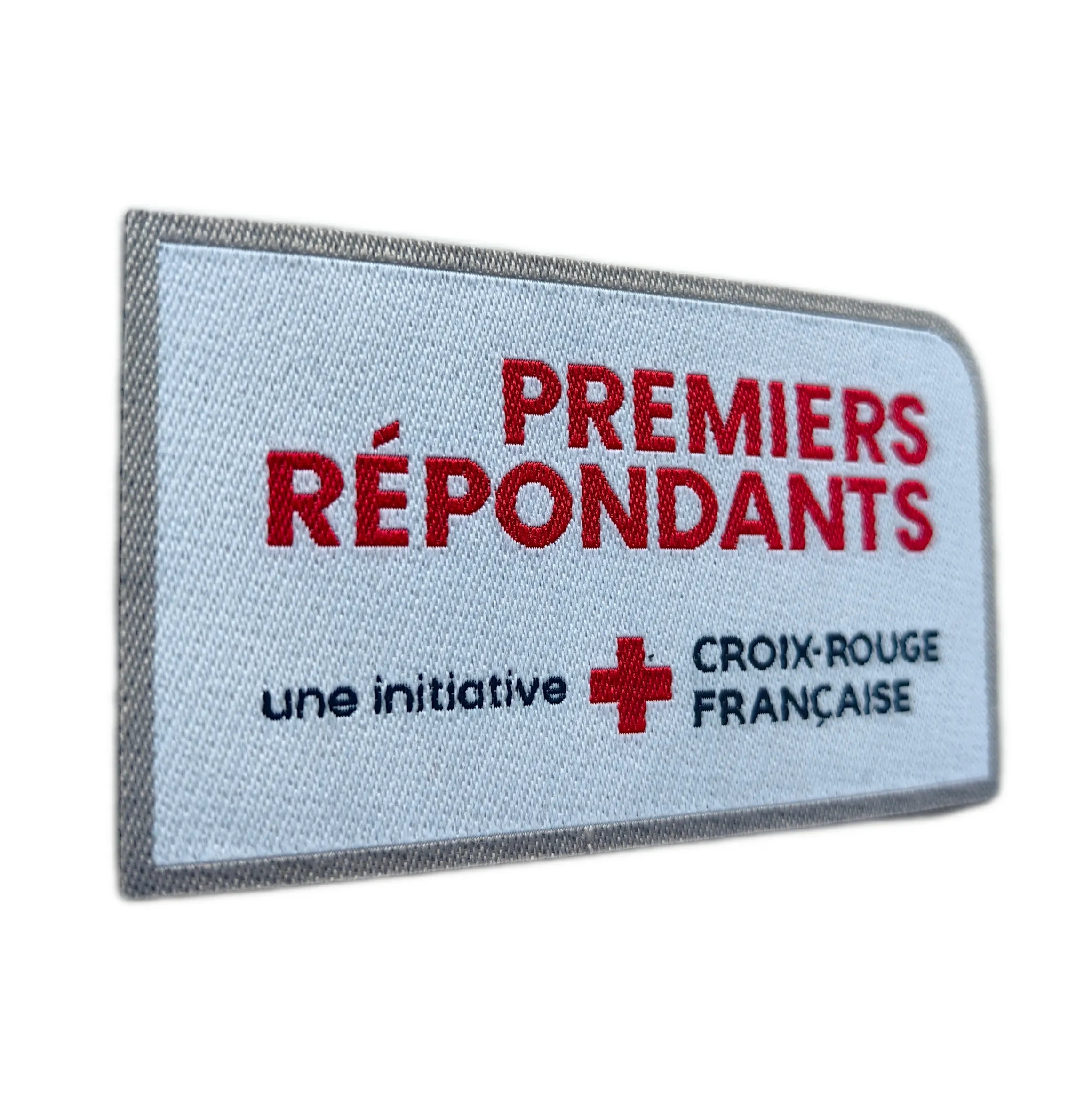 "Premiers Répondants" French Red Cross First Responders Woven Patch-Left Side