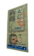 AC Como 1961-1962 Season Ticket Woven Patch – Vintage Football Memorabilia-Right Side