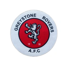 Greystone Rovers AFC Woven Patch – Official Club Crest Embroidered Badge-Front Side