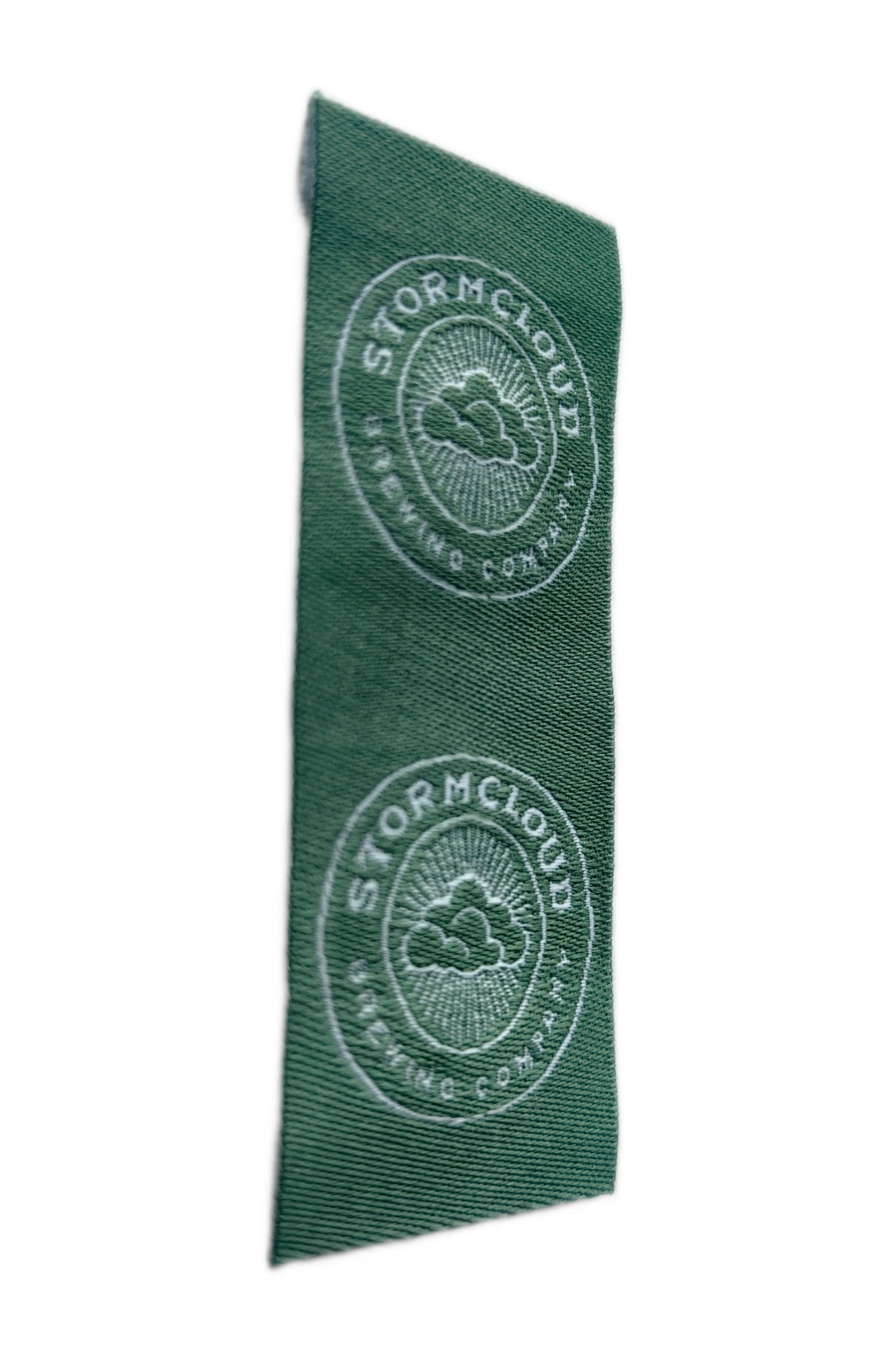Stormcloud Brewing Company Woven Label-Left Side