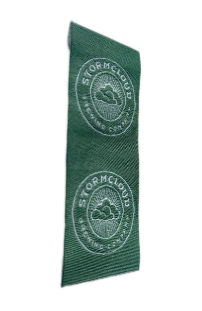Stormcloud Brewing Company Woven Label-Left Side