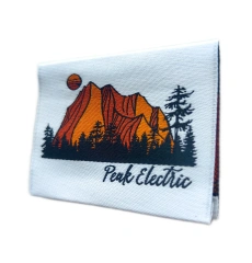 Custom Woven Label for "Peak Electric"-Right Side