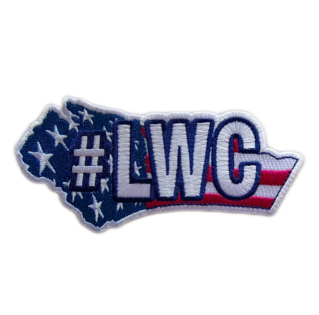 Embroidered "LONE STAR" Texas Patch-Front Side