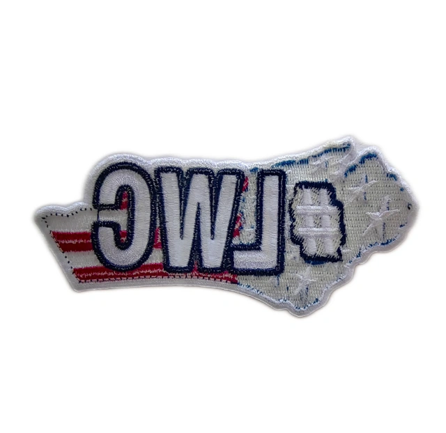 Embroidered "LONE STAR" Texas Patch-Back Side