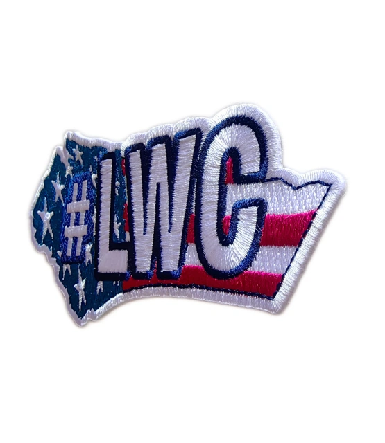 Embroidered "LONE STAR" Texas Patch-Right Side