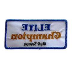 Elite Champion 18'-19' Season Custom Embroidered Patch-Back Side