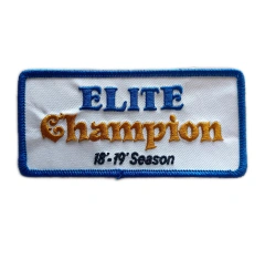 Elite Champion 18'-19' Season Custom Embroidered Patch-Front Side