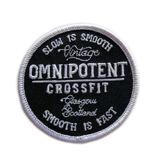 Omnipotent CrossFit Glasgow Custom Embroidered Patch - 2.5"-Front Side