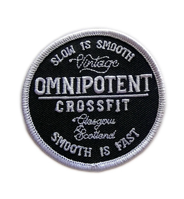 Omnipotent CrossFit Glasgow Custom Embroidered Patch - 2.5"-Front Side