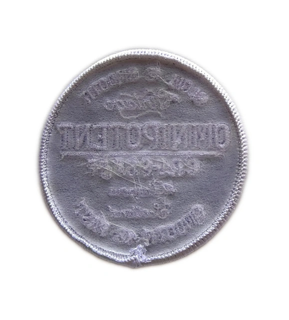 Omnipotent CrossFit Glasgow Custom Embroidered Patch - 2.5"-Back Side