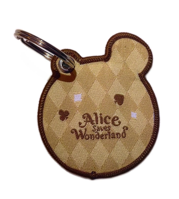 Retro Vintage Pocket Watch Woven Keychain - Double Sided-Back Side