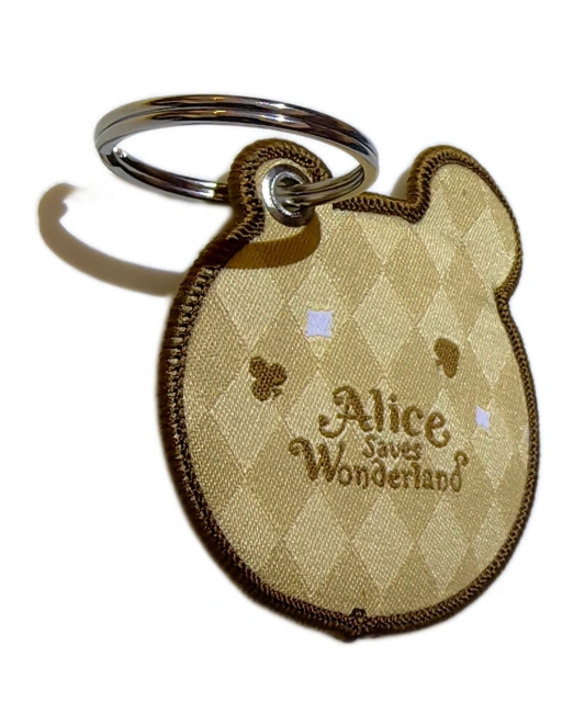 Retro Vintage Pocket Watch Woven Keychain - Double Sided-Left Side