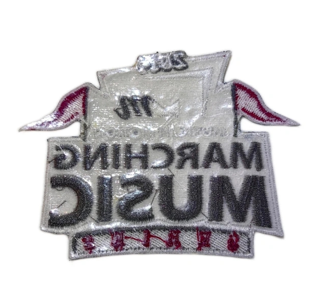 2014 Music in Motion Marching Music Series Custom Embroidered Patch-Back Side