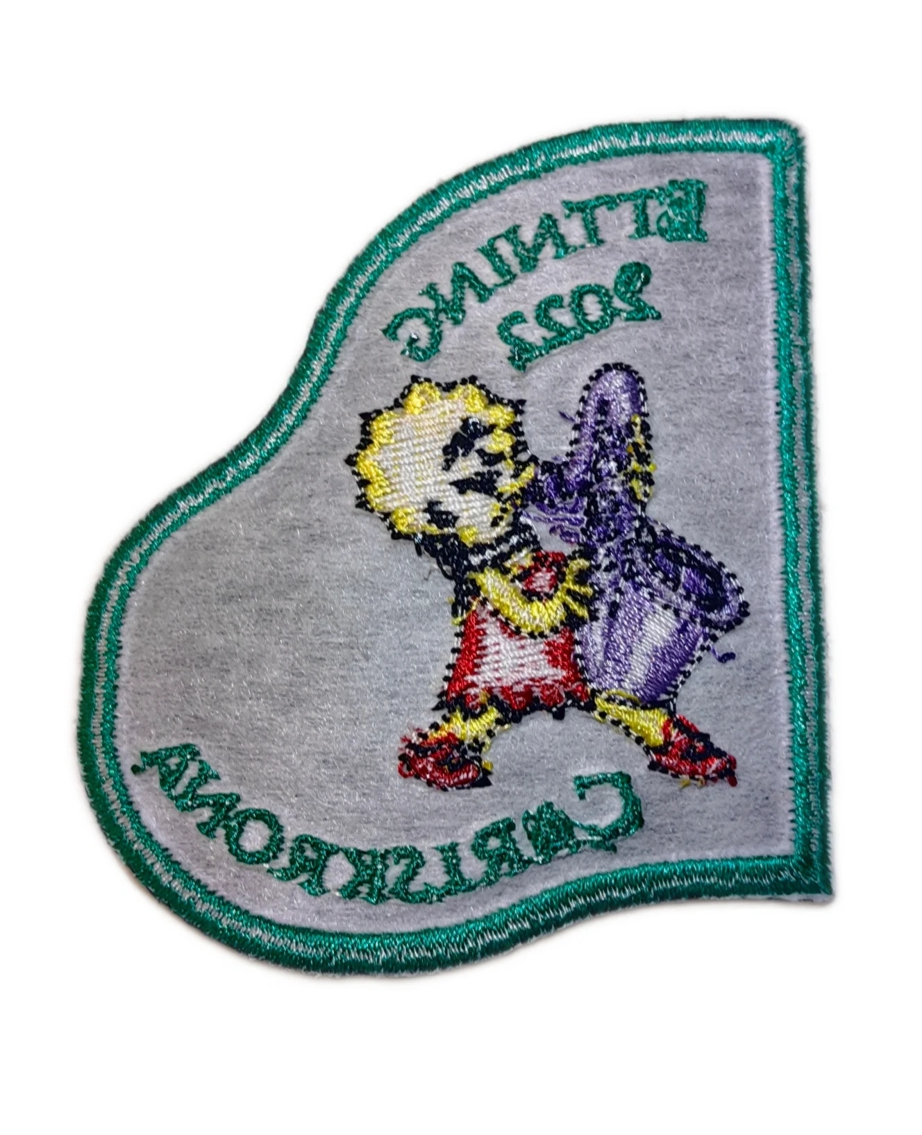 Lisa Simpson Saxophone "Ettning 2022" Embroidered Patch-Back Side