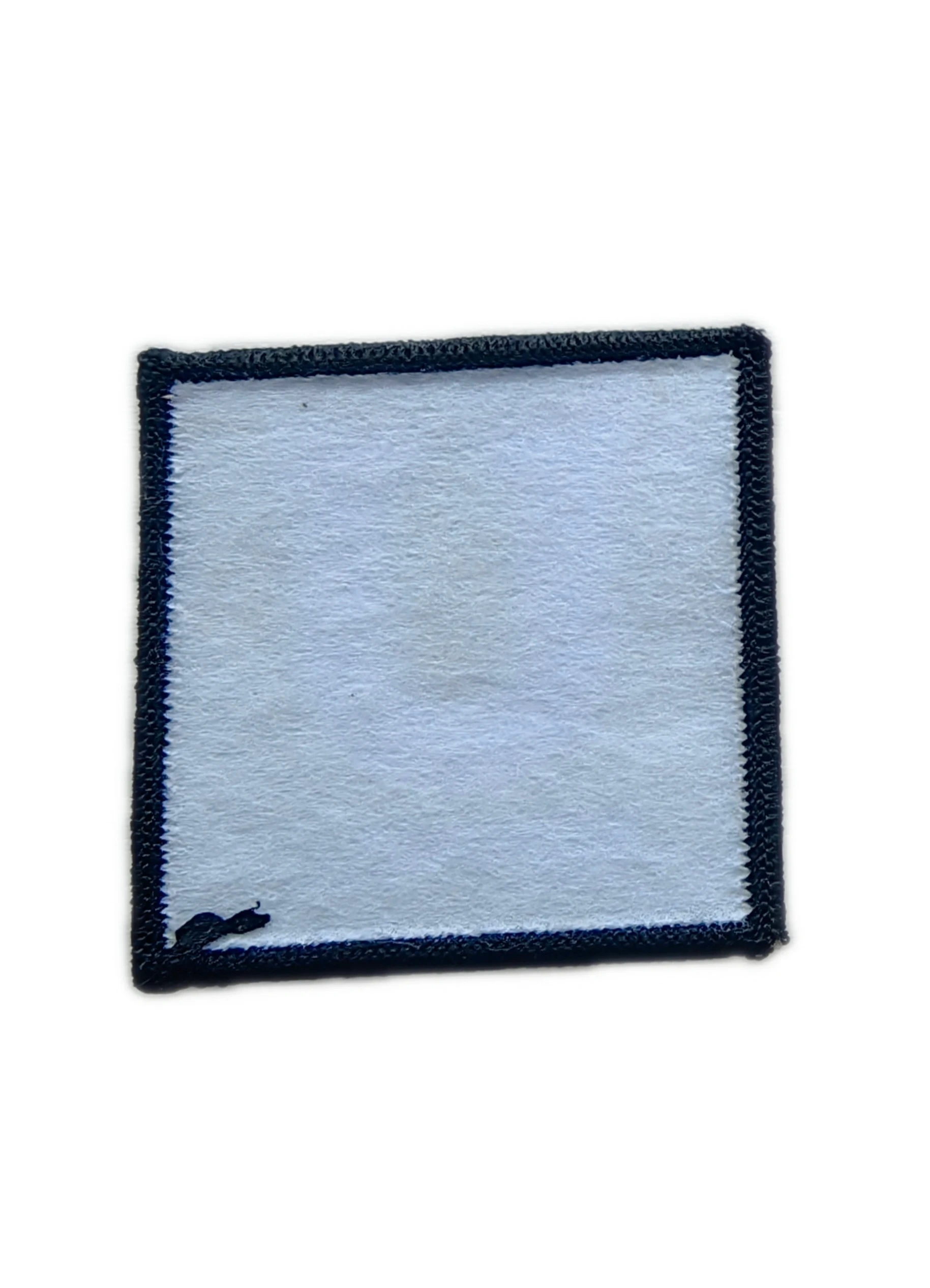 Custom Letter "U" Sublimated Patch with Pink Bar-Back Side