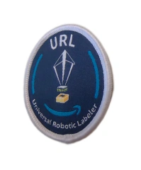 URL Universal Robotic Labeler Woven Patch-Right Side