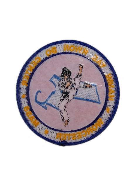 Hannmi Tae Kwon Do Center Round Embroidered Patch-Back Side