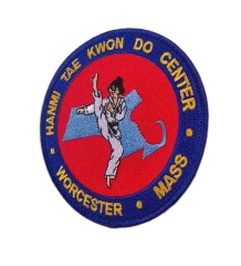 Hannmi Tae Kwon Do Center Round Embroidered Patch-Right Side