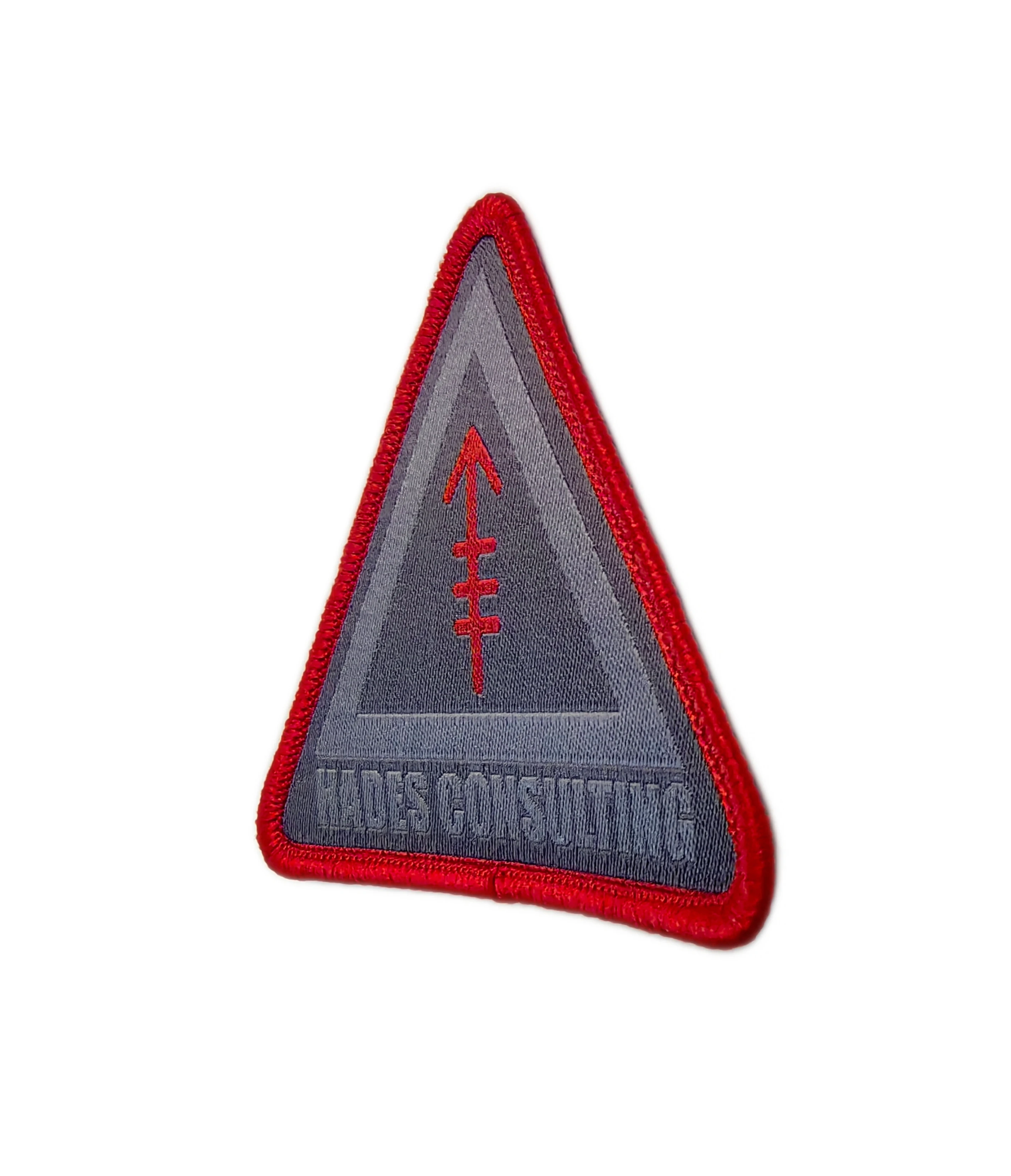 Hades Consulting Triangular Woven Patch-Right Side