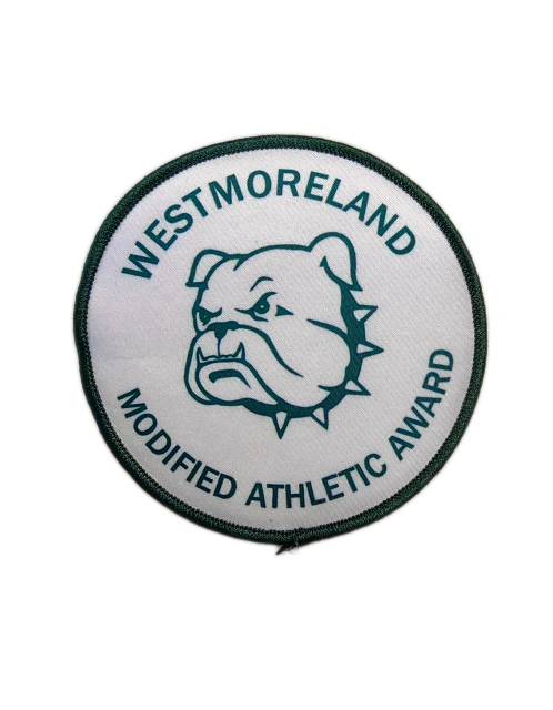 Westmoreland Modified Athletic Award Sublimated Patch-Front Side