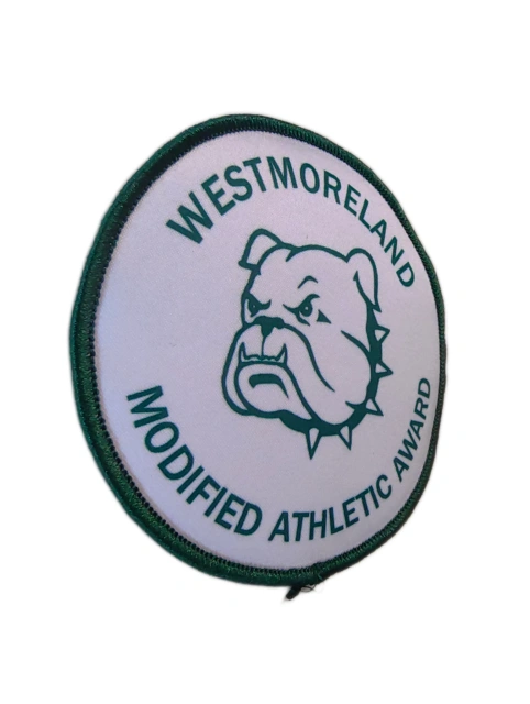Westmoreland Modified Athletic Award Sublimated Patch-Left Side
