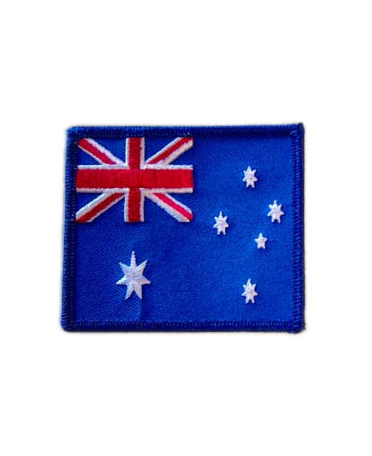 Australian National Flag Embroidered Patch-Front Side
