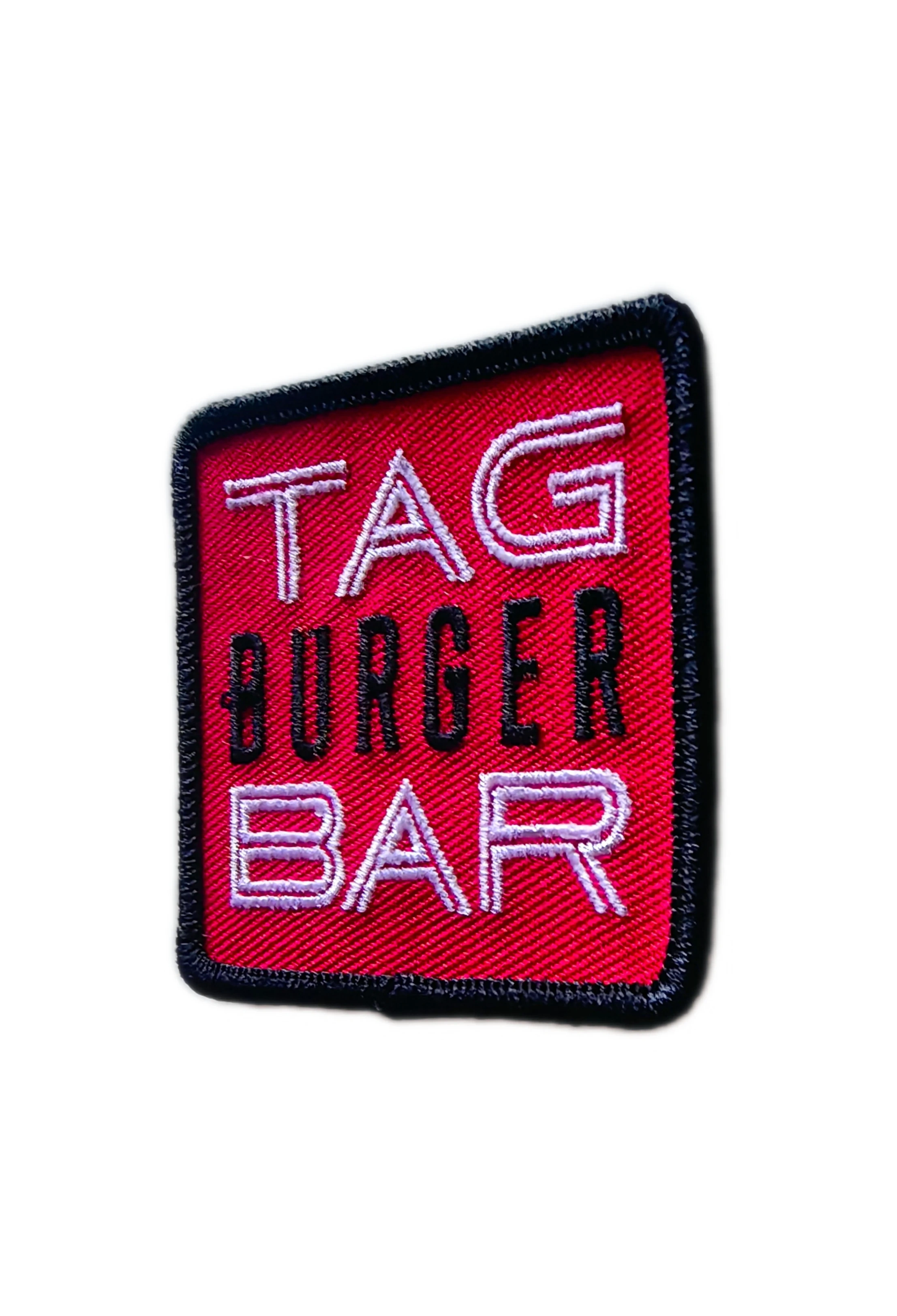 TAG BURGER BAR Square Embroidered Patch-Right Side