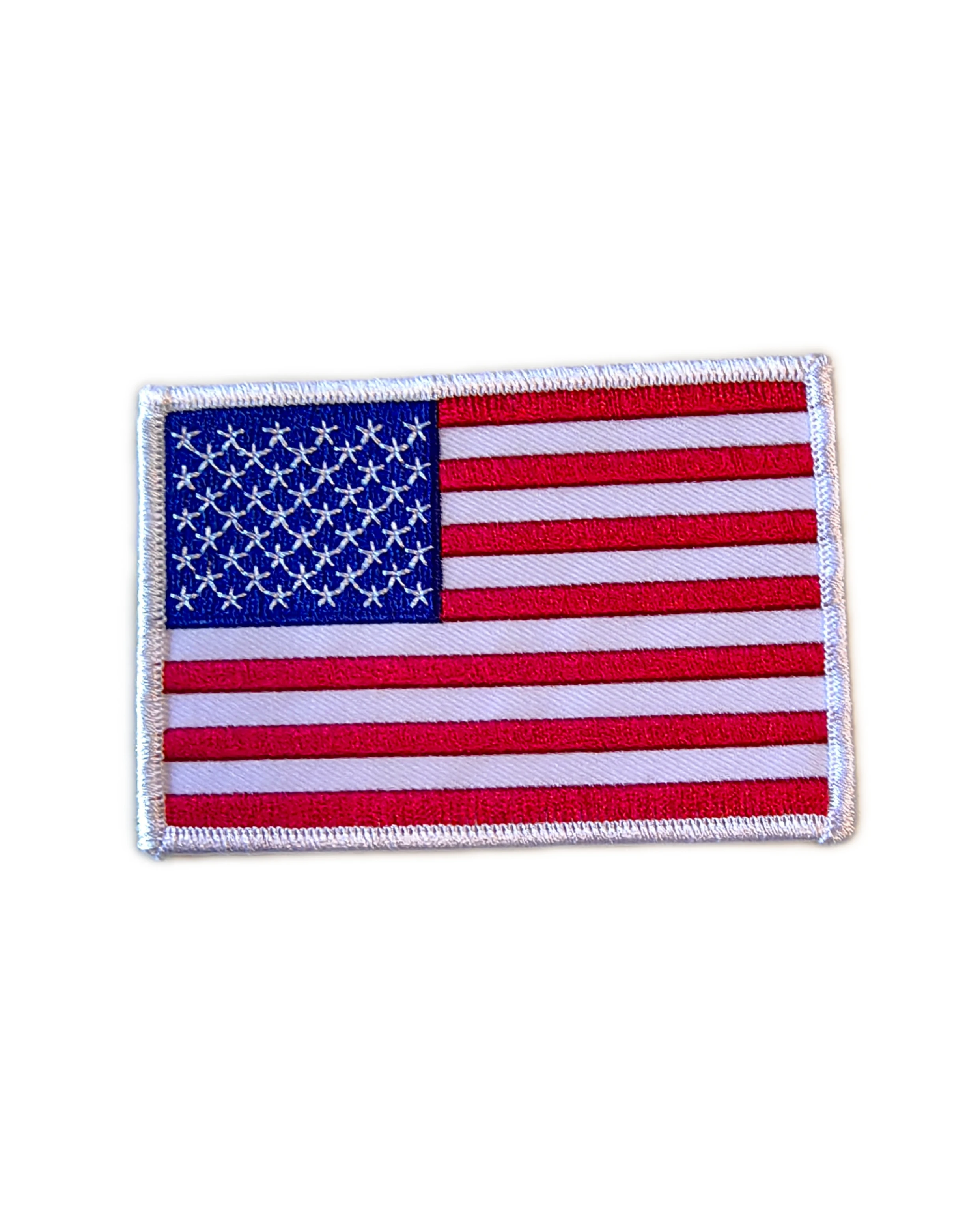 Classic American flag embroidered patch