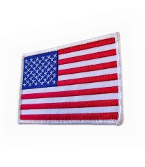 Classic American Flag Embroidered Patch-Right Side