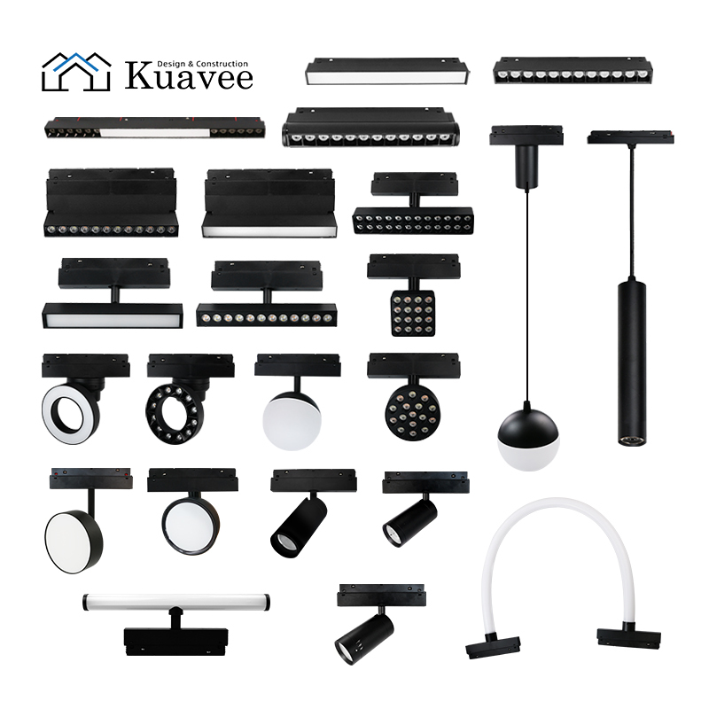 Embedded Install 48V Tuya Smart Control Magnetic Track Light