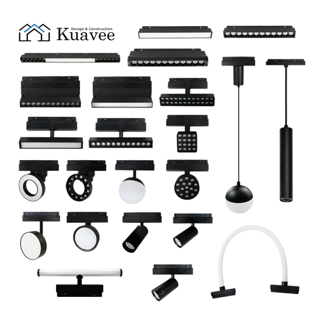 Embedded Install 48V Tuya Smart Control Magnetic Track Light