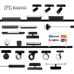 Embedded Install 48V Tuya Smart Control Magnetic Track Light