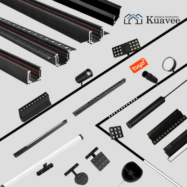 Surface Mount 48V Ultra Thin Adjustable Magnetic Track Light