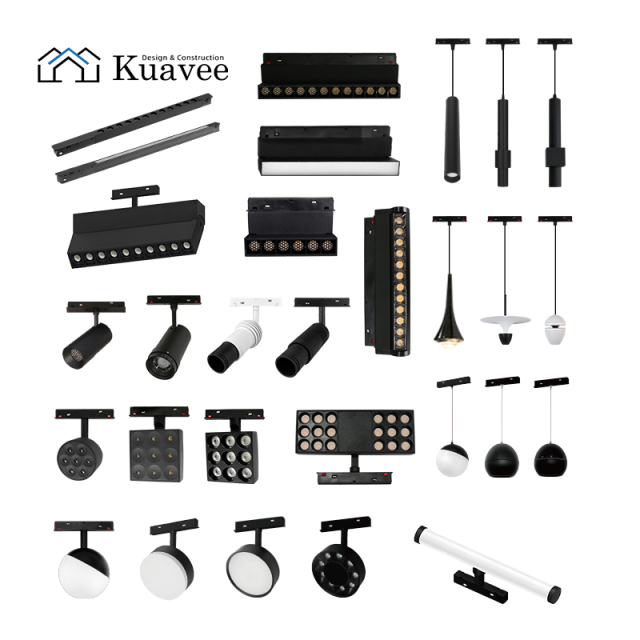 Surface Mount 48V Ultra Thin Adjustable Magnetic Track Light