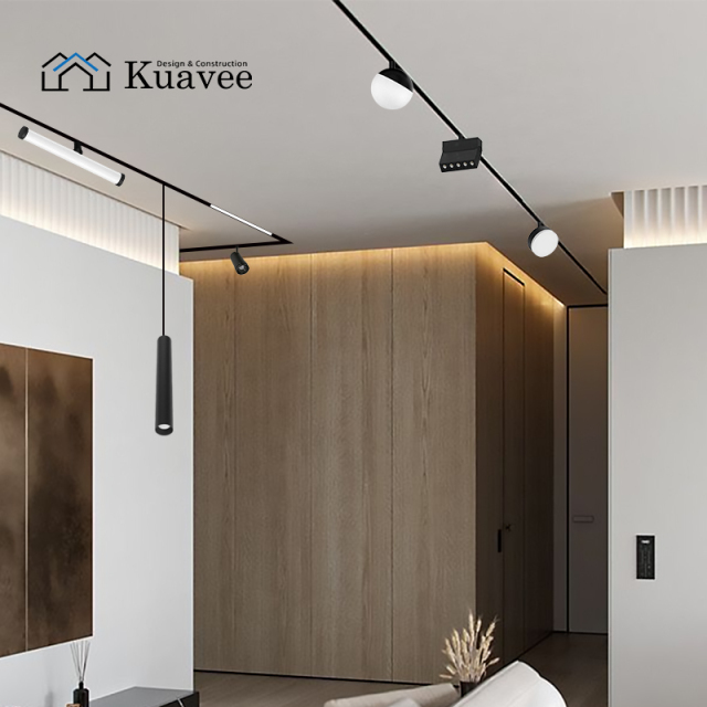 Surface Mount 48V Ultra Thin Adjustable Magnetic Track Light