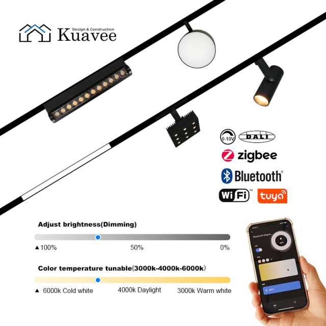 Commercial Easy Setup Tuya APP Control Magnetic SpotLight