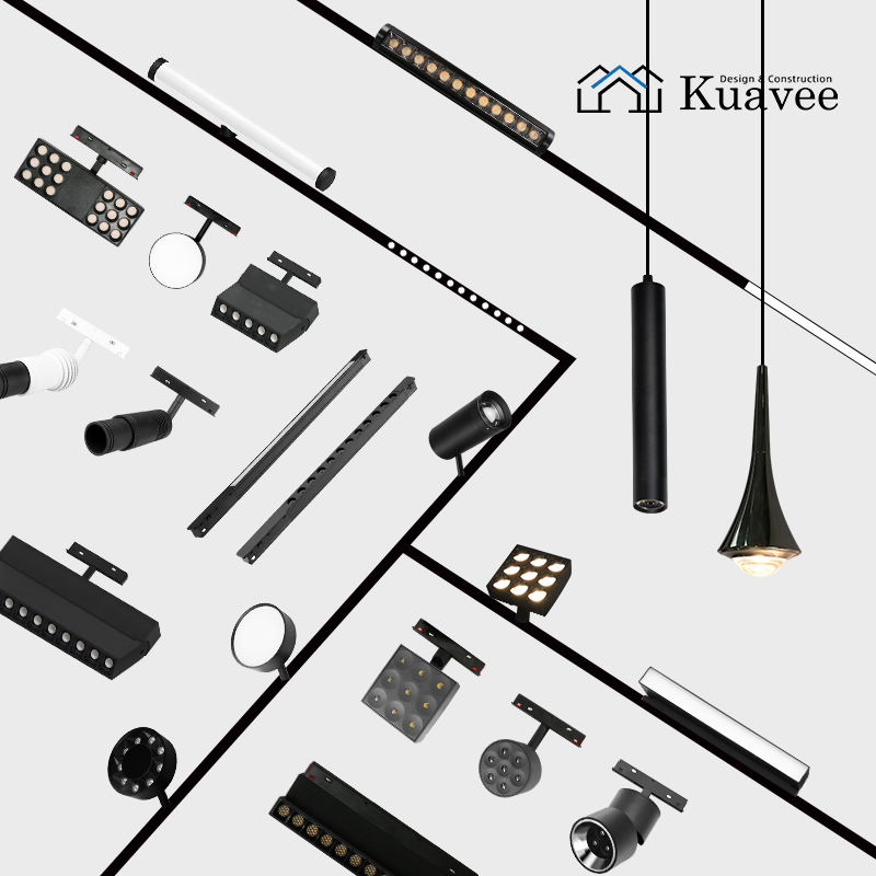 Surface Mount 48V Ultra Thin Adjustable Magnetic Track Light