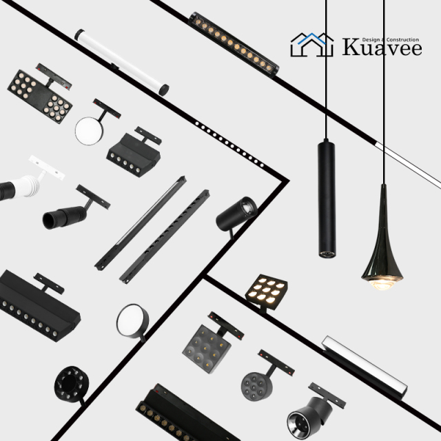 Surface Mount 48V Ultra Thin Adjustable Magnetic Track Light