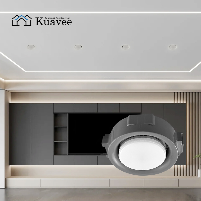 Commercial Easy Install Gx53 Pvc Ceiling Lamp Housing