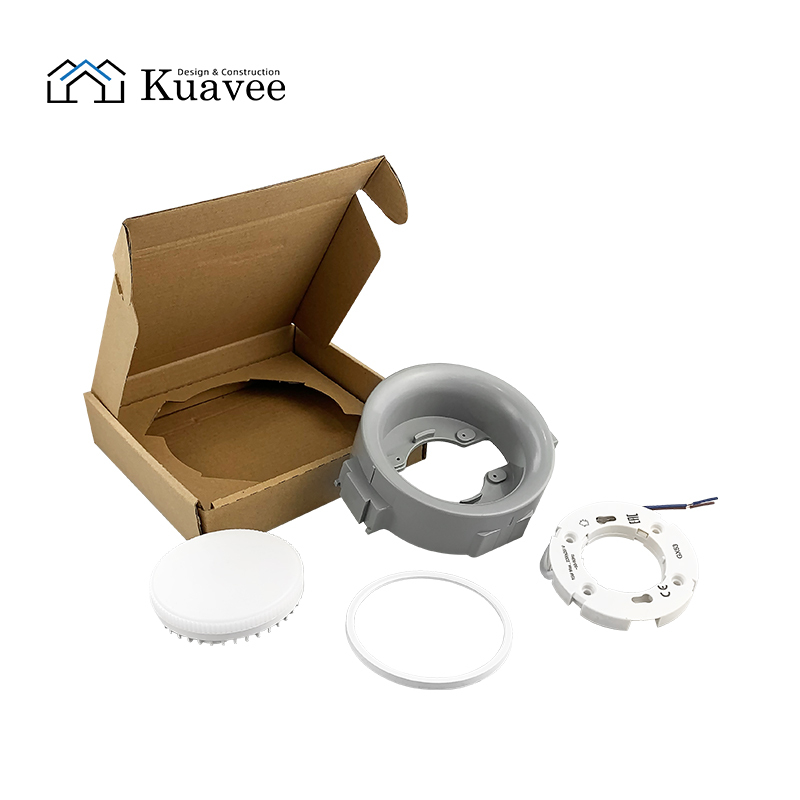 Commercial Easy Install Gx53 Pvc Ceiling Lamp Housing